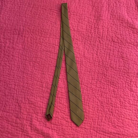 YSL logo men silk  tie - Picture 1 of 5
